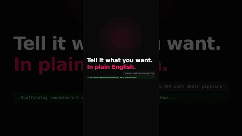 Self Evolving Software Template screenshot 1 (video preview)