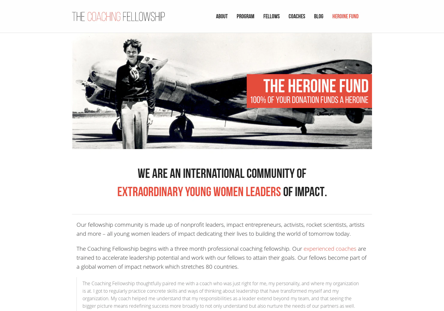 The Coaching Fellowship