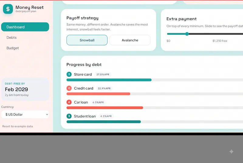 Money Reset screenshot 1