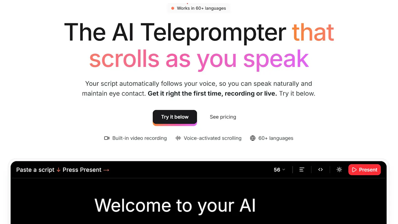 Sayscroll product