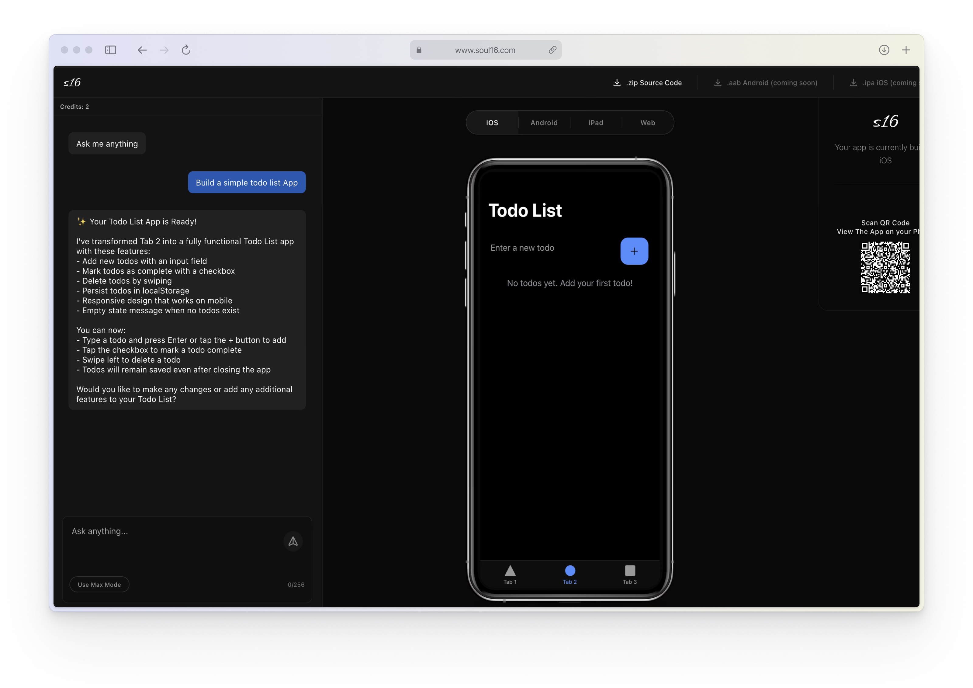 soul16 - Main product screenshot demonstrating key features and user interface