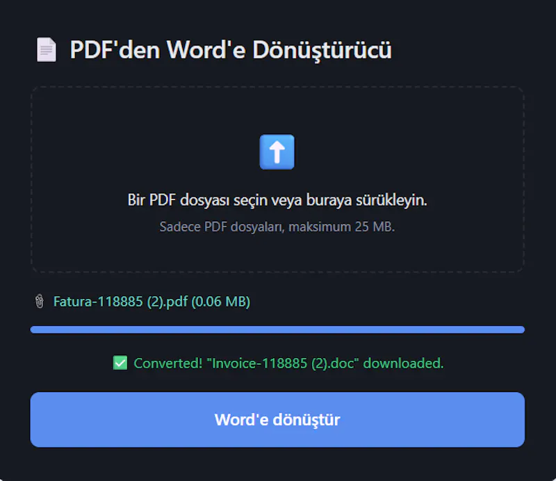 PDF to Word Converter screenshot 5