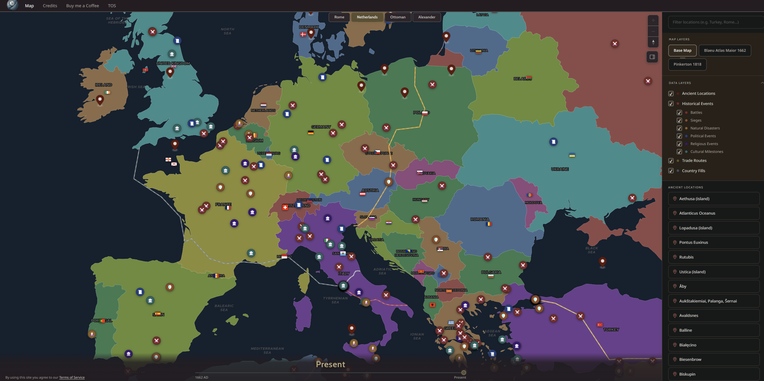 Rome Ancient Map Explorer gallery image