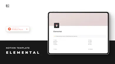 Elemental Notion Template gallery image