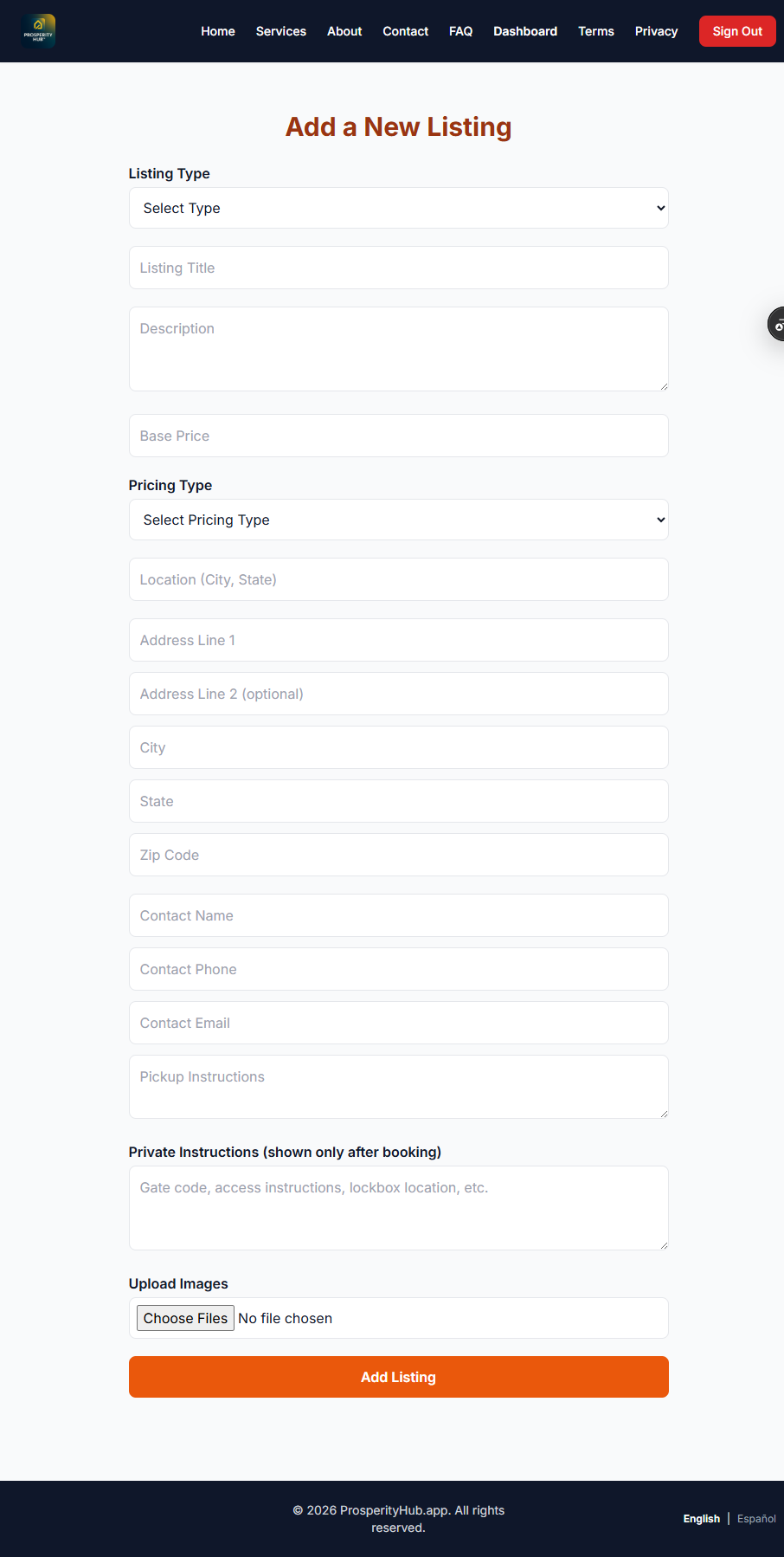 ProsperityHub.app - Screenshot 2 showing product features and functionality