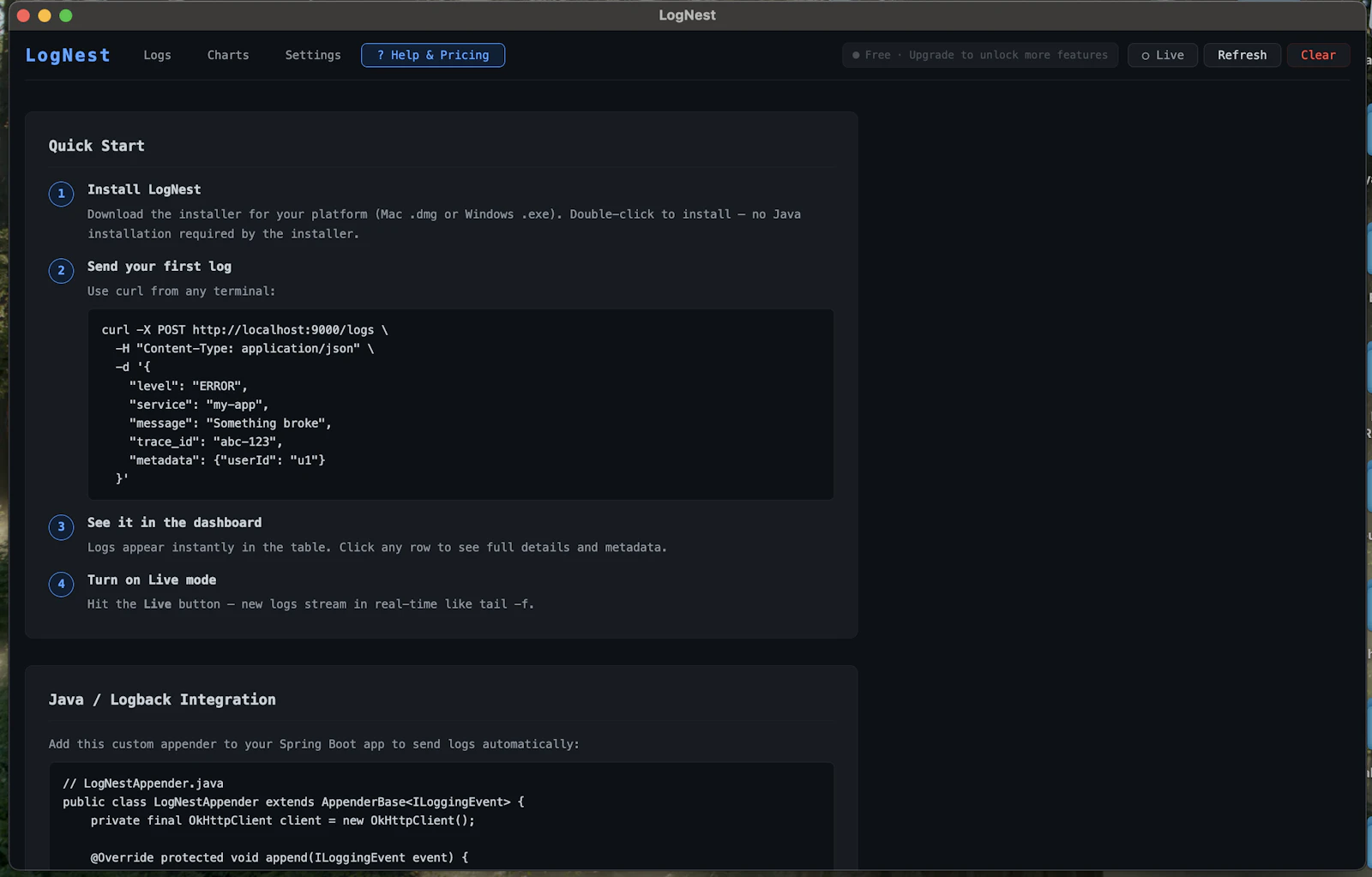 LogNest Local Log Analysis screenshot 3