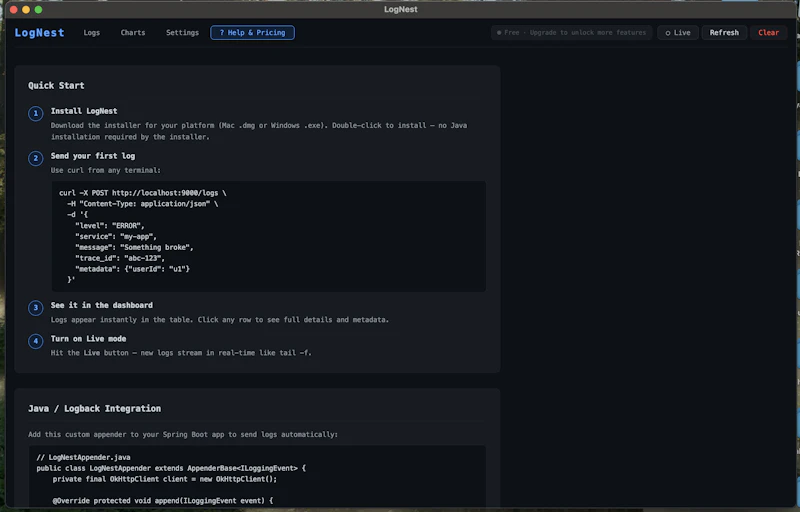 LogNest Local Log Analysis screenshot 3