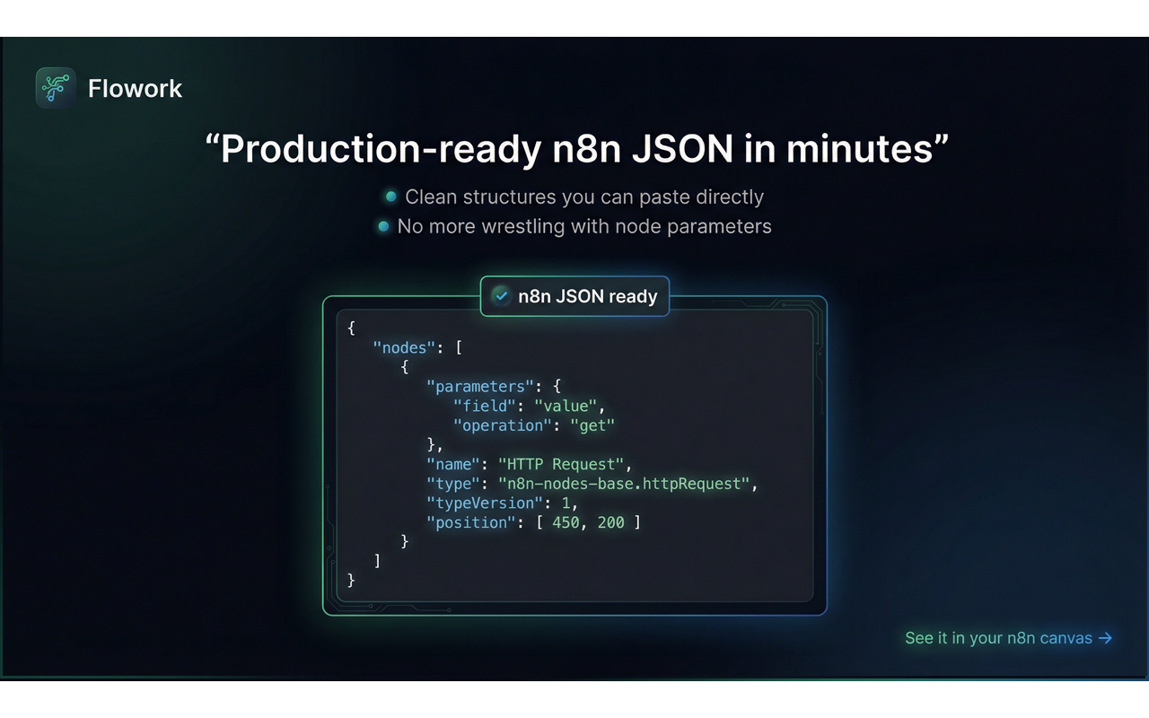 Flowork – Your AI n8n orquestrator - Screenshot 2 showing product features and functionality