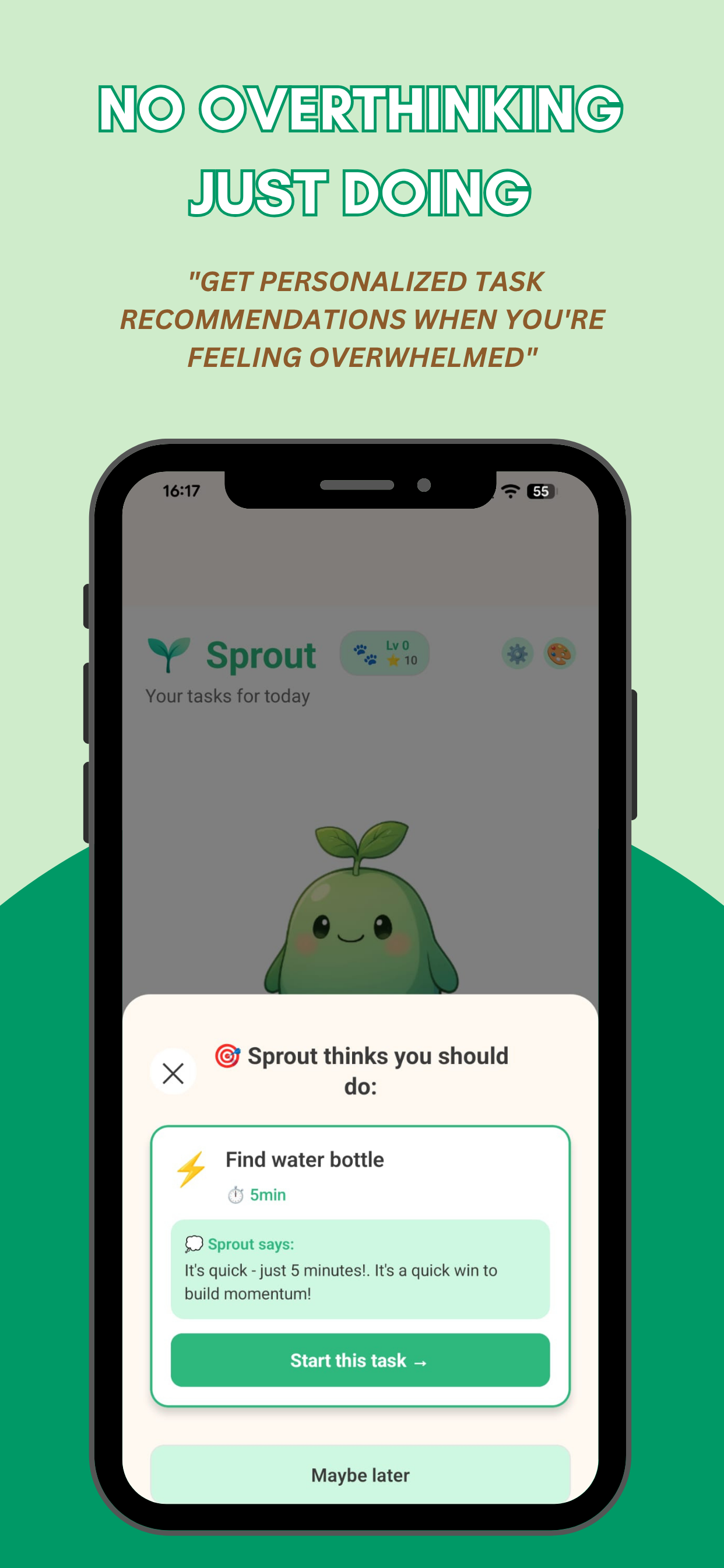   Sprout - Guilt-free ADHD task manager gallery image