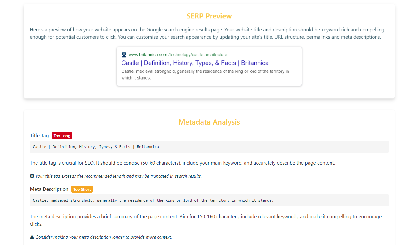 Laman Web Percuma Alat Pengimbas SEO media 2