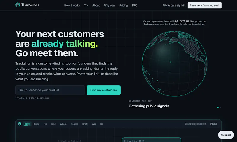Trackshon screenshot 2