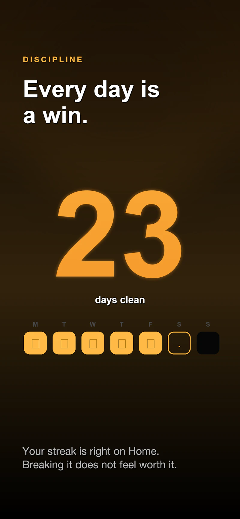 NotToday: No Spend & Habit Tracker screenshot 1