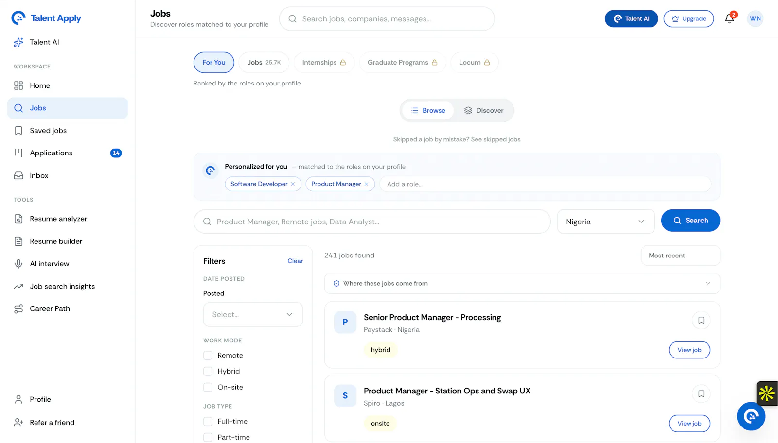 Find Your Next Opportunity · TalentApply screenshot 6