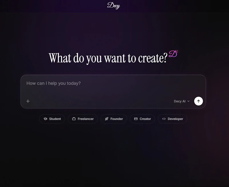 DecyAI screenshot 1