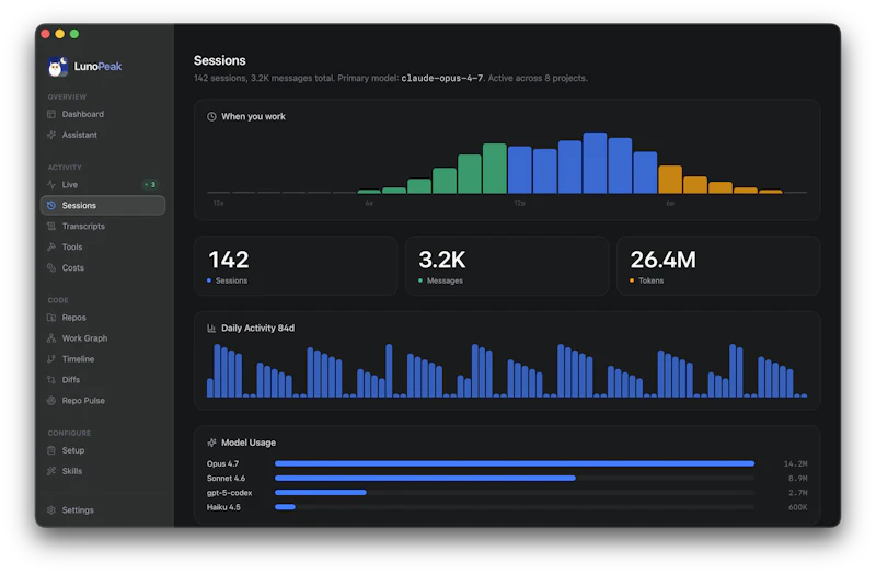 LunoPeak screenshot 4