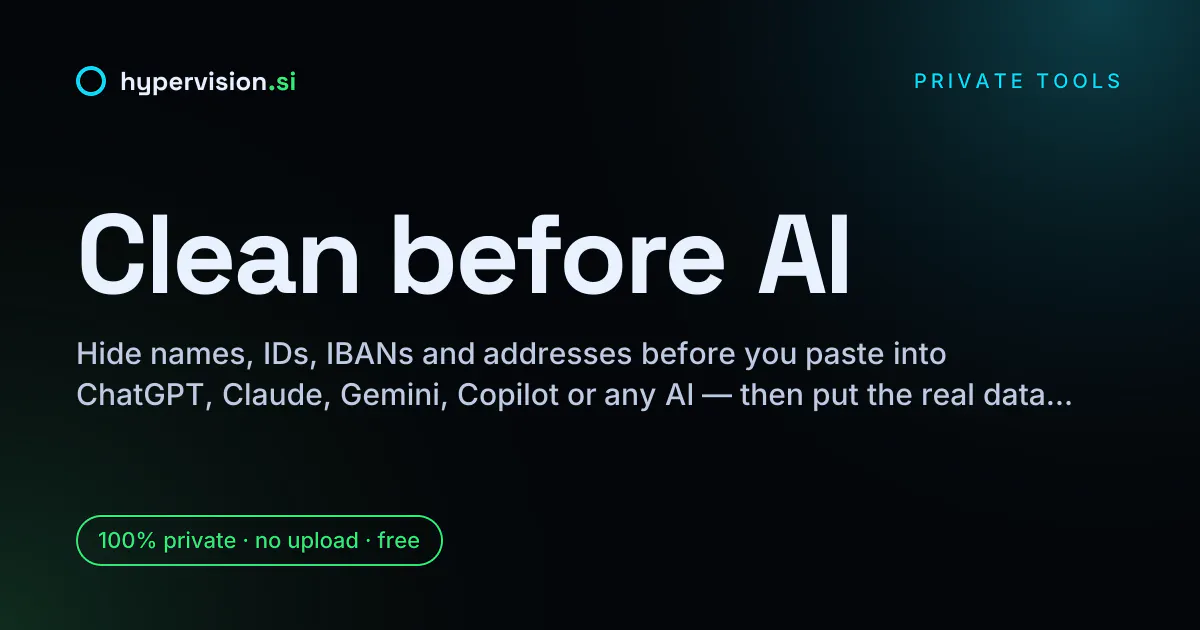 Clean before AI gallery image