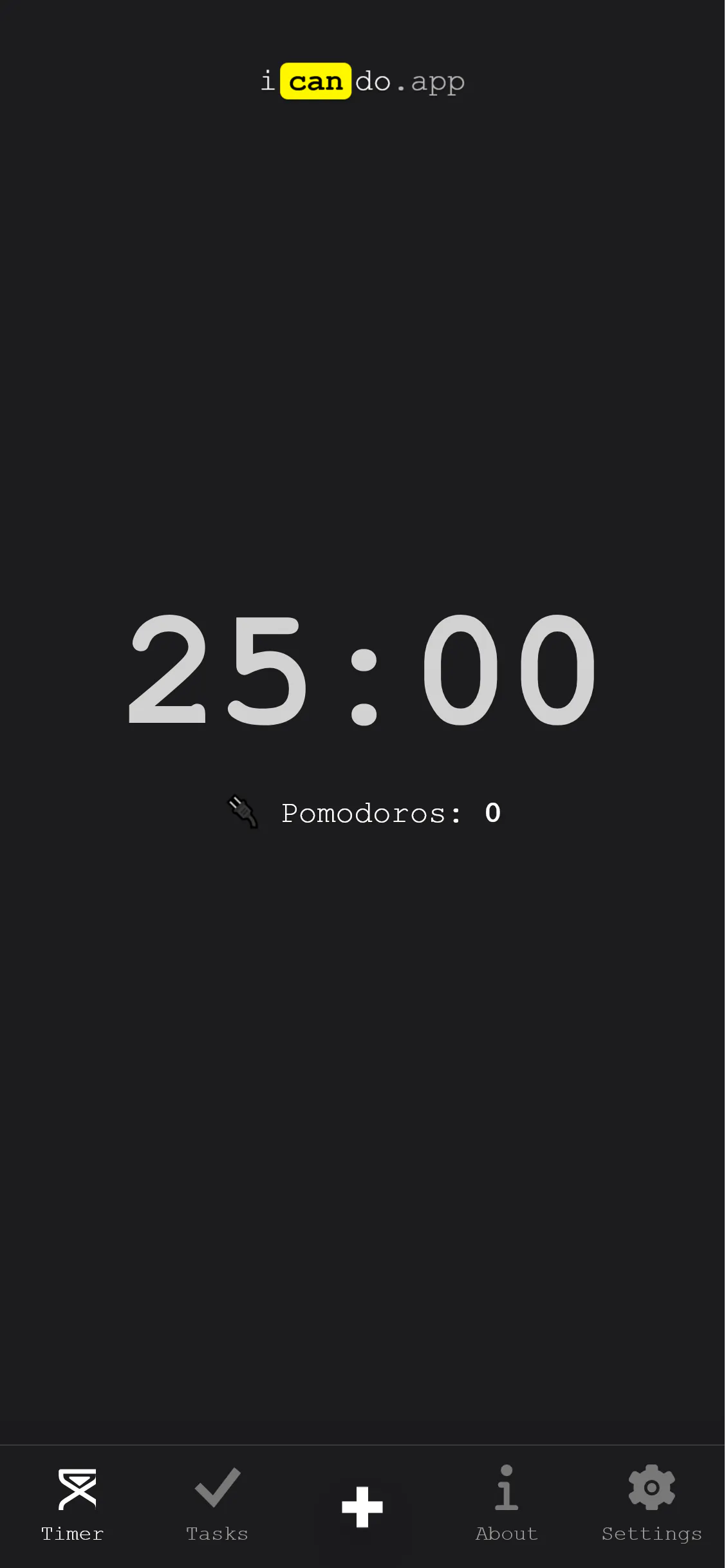 icando.app — Pomodoro Timer No Ads のプロダクトバナー