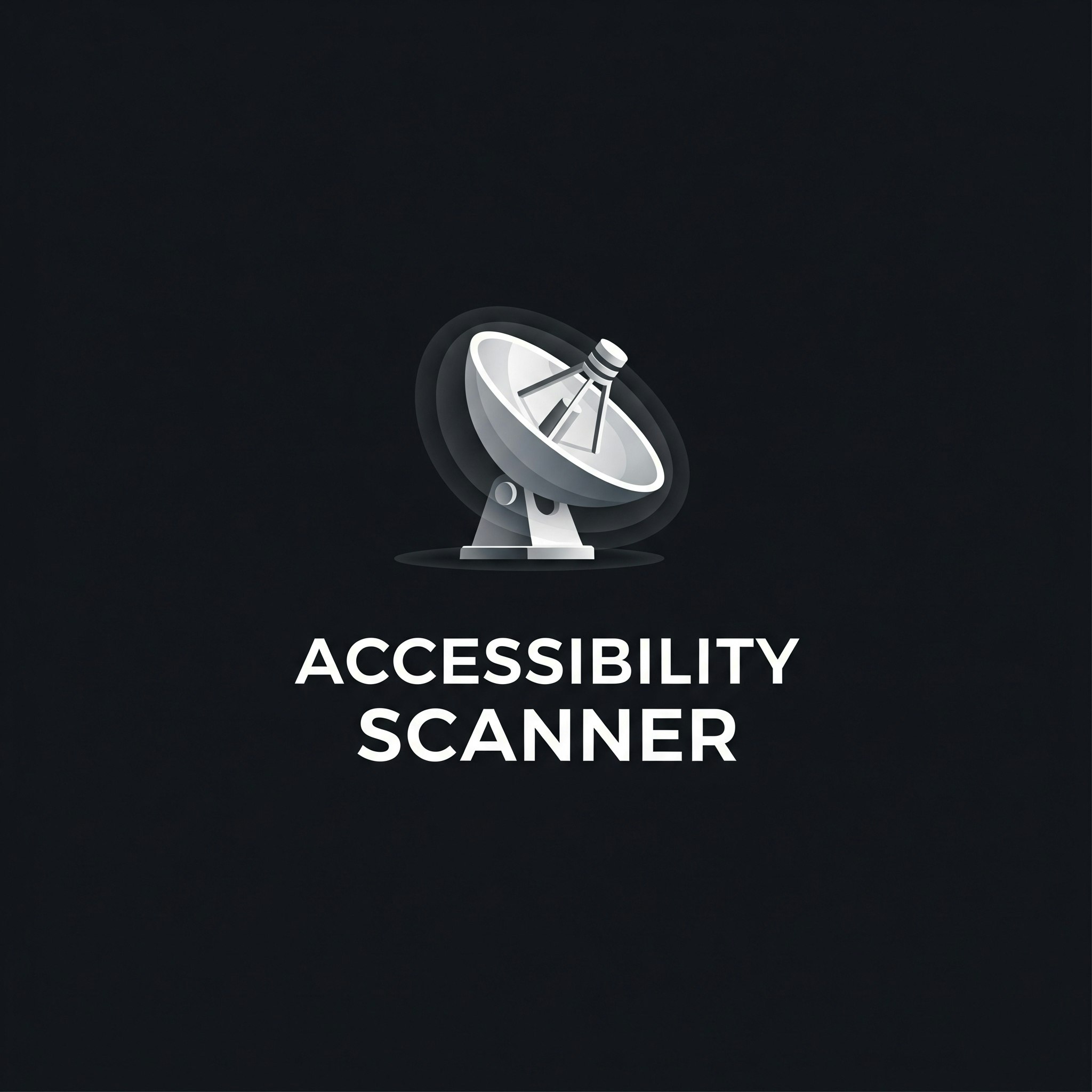 Accessibility Scanner - Main product screenshot demonstrating key features and user interface
