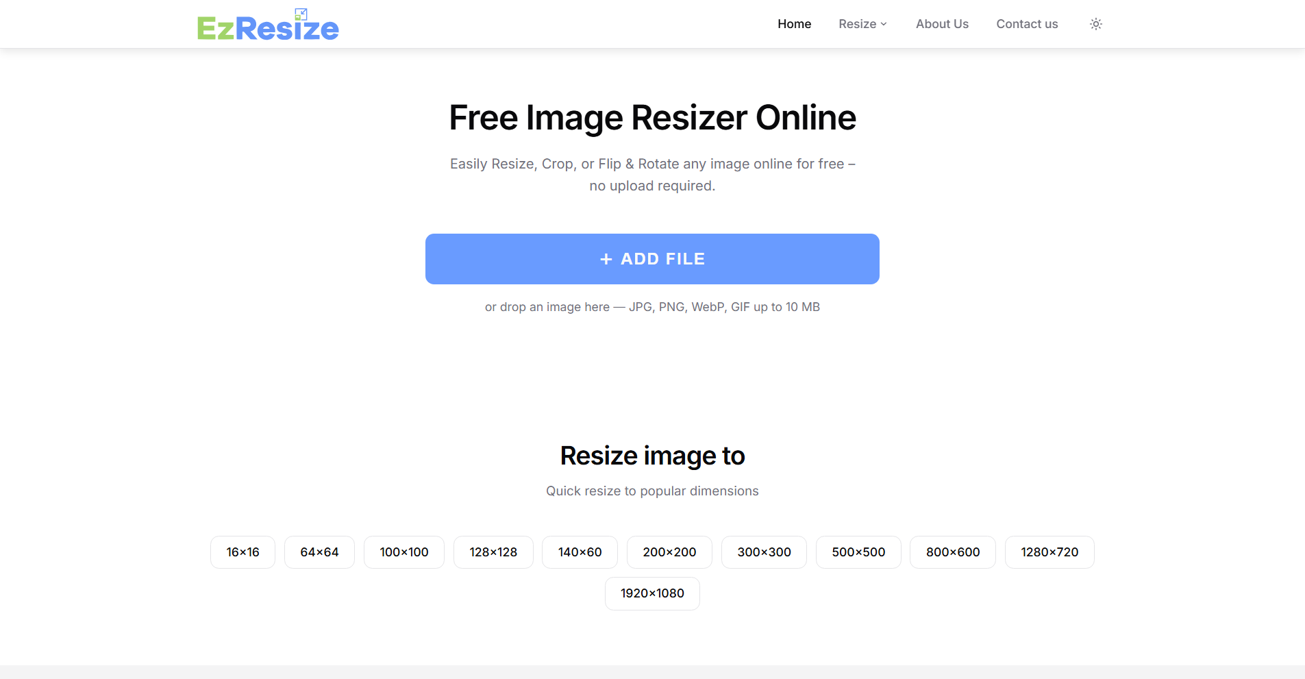 Free Image Resizer Online gallery image