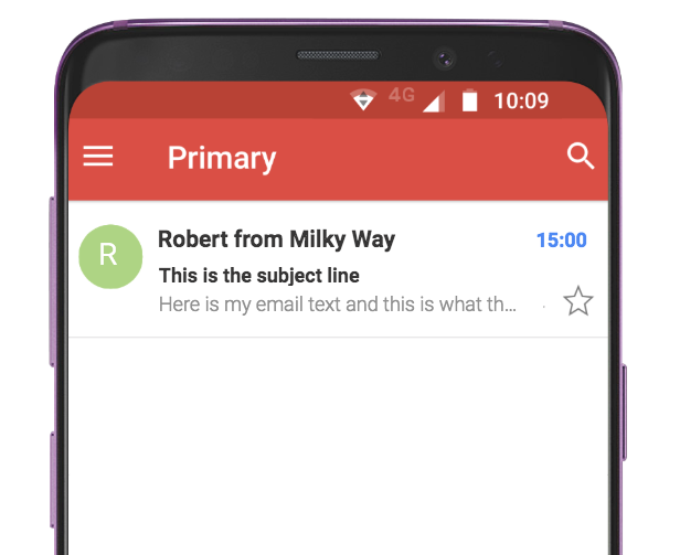 Email subject line tester gallery image