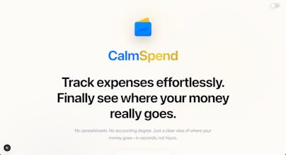 Calm Spend gallery image