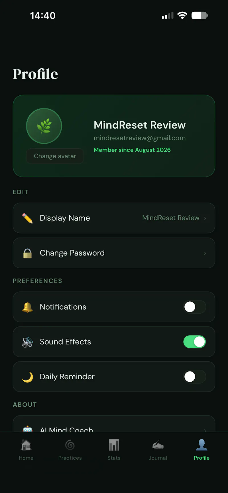 MindReset AI screenshot 4