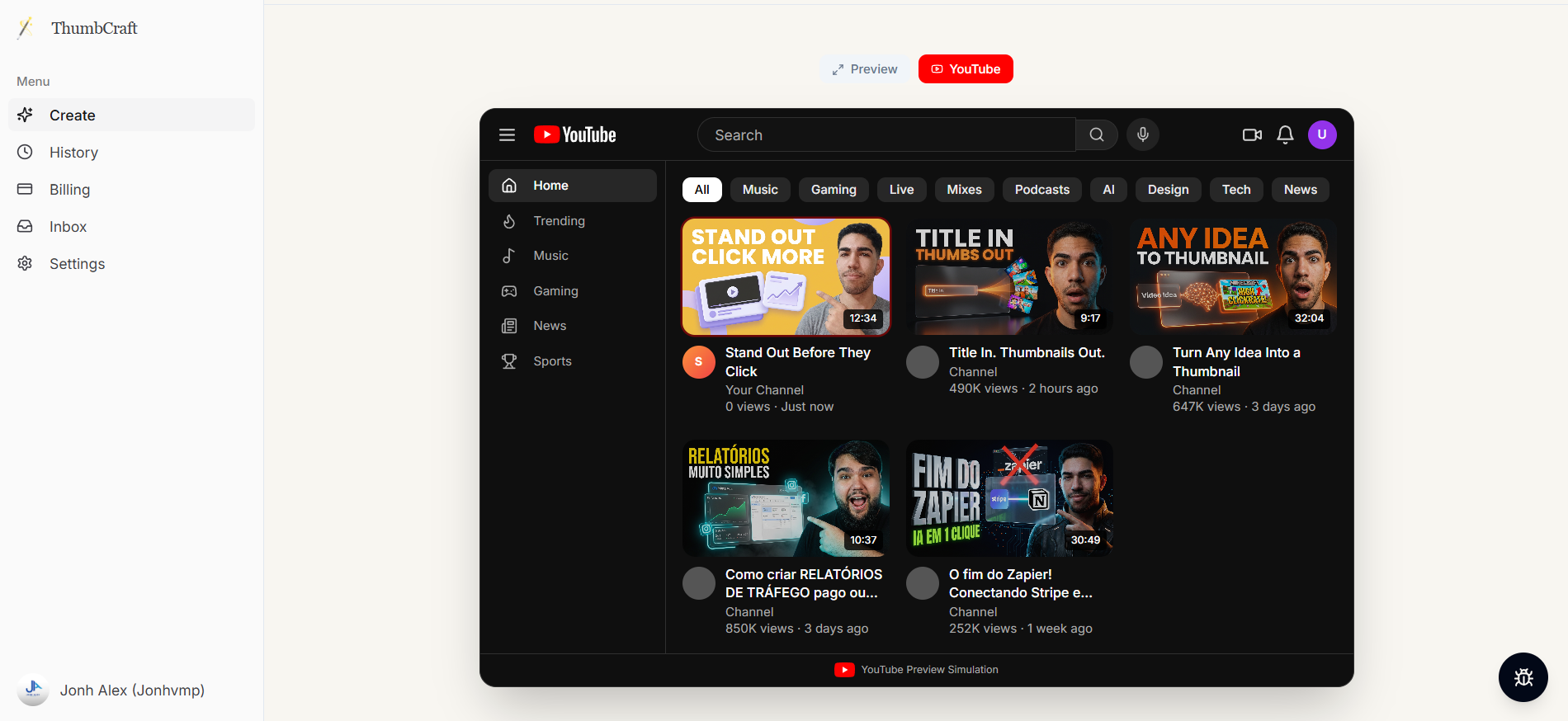 ThumbCraft gallery image