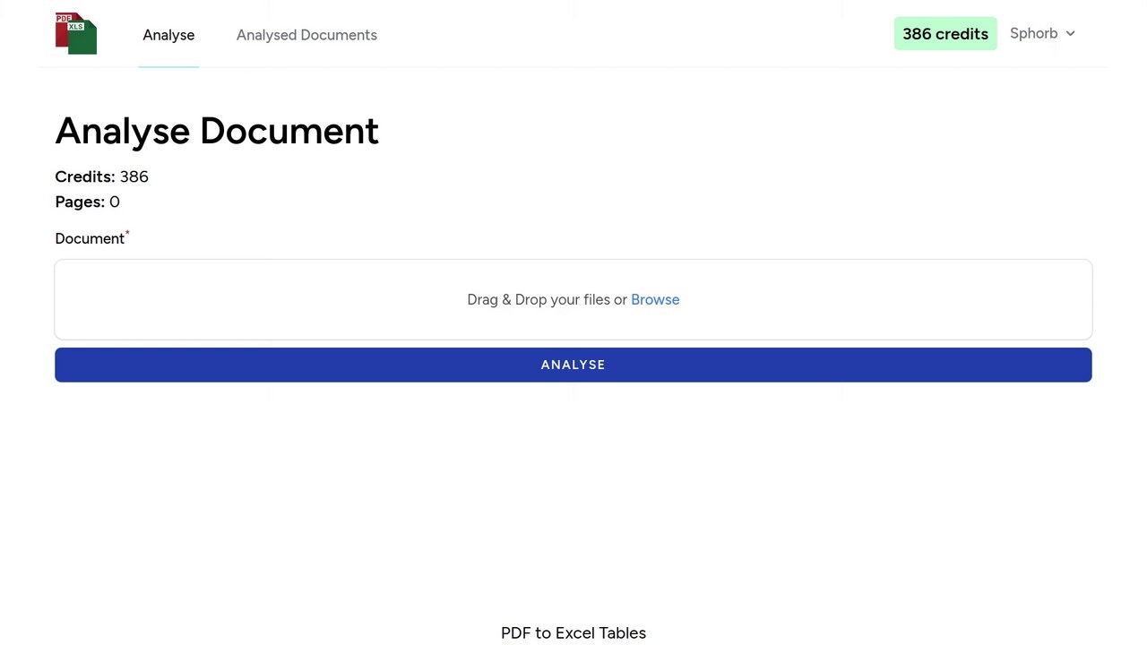 PDF to Excel Tables gallery image