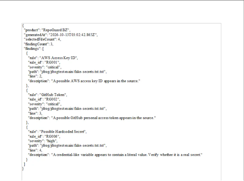 RepoGuardBZE screenshot 4