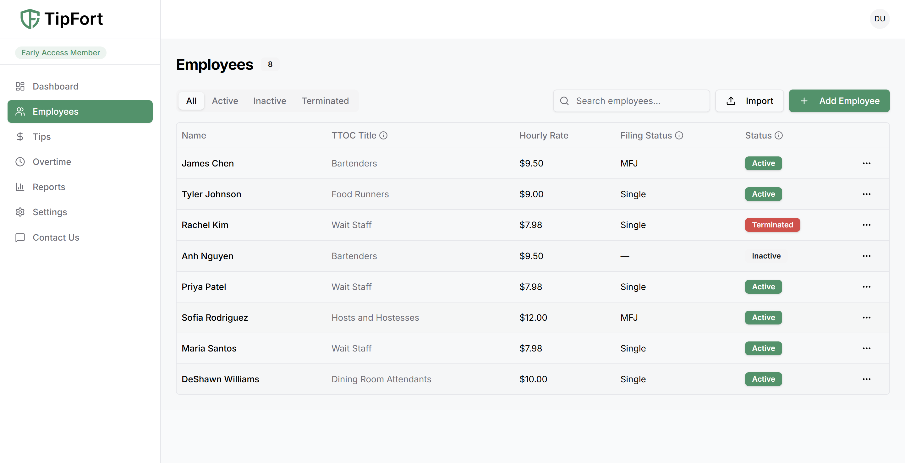 TipFort - Main product screenshot demonstrating key features and user interface
