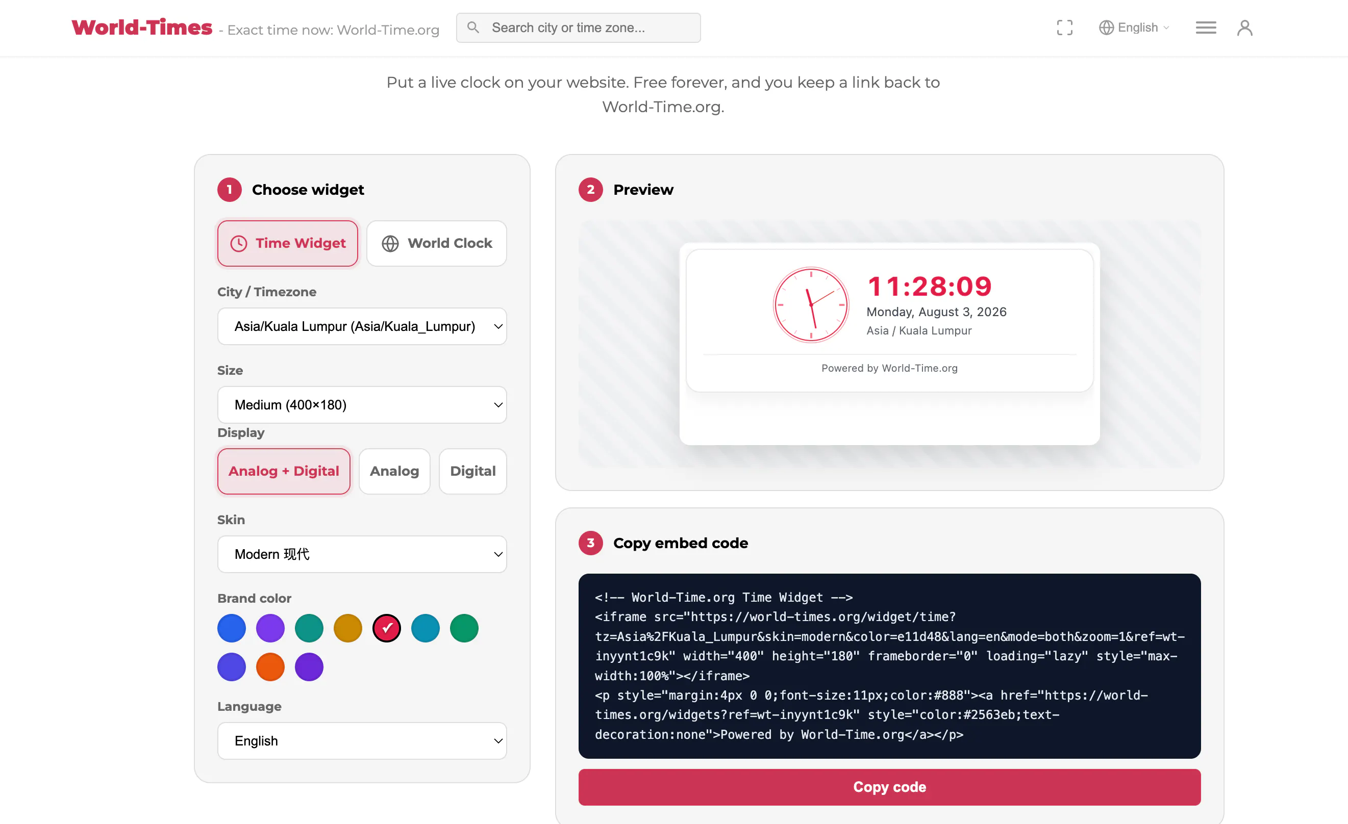 World-Time.org gallery image