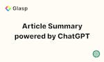 Article Summary powered by ChatGPT image