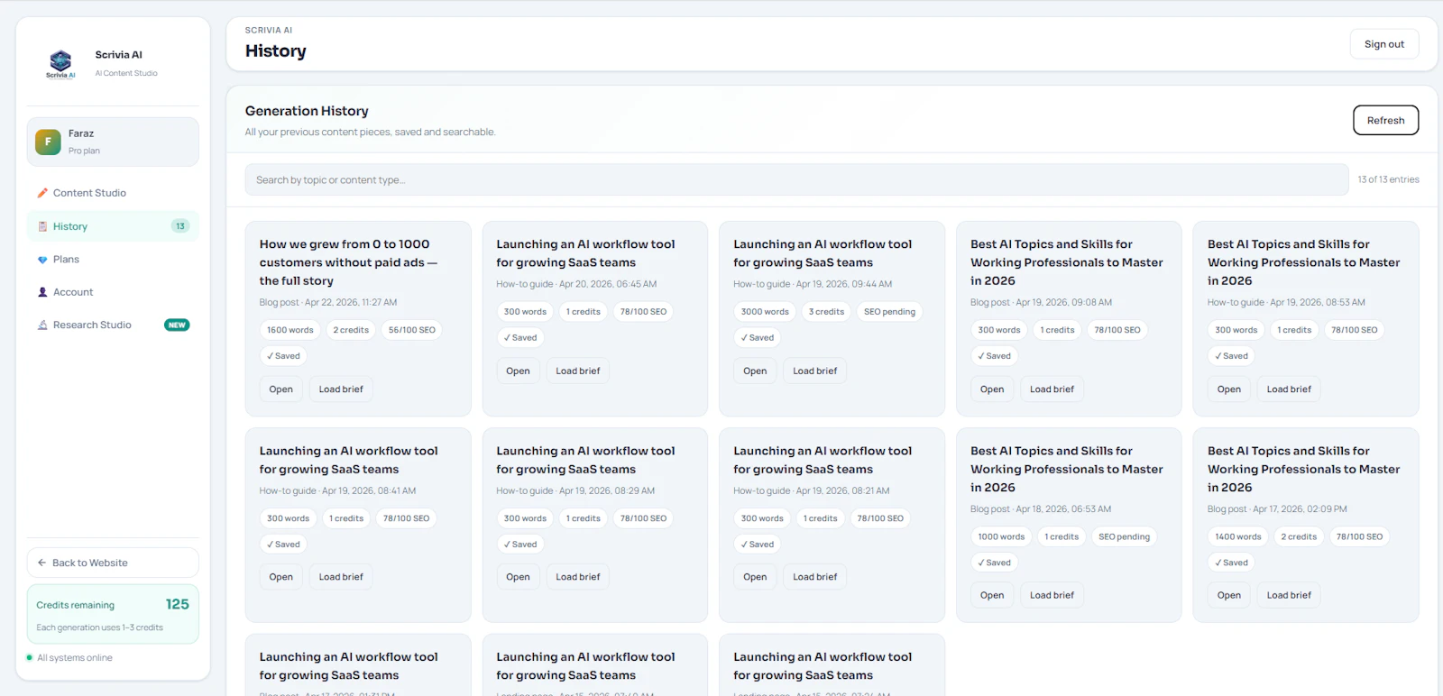 Scrivia AI screenshot 8