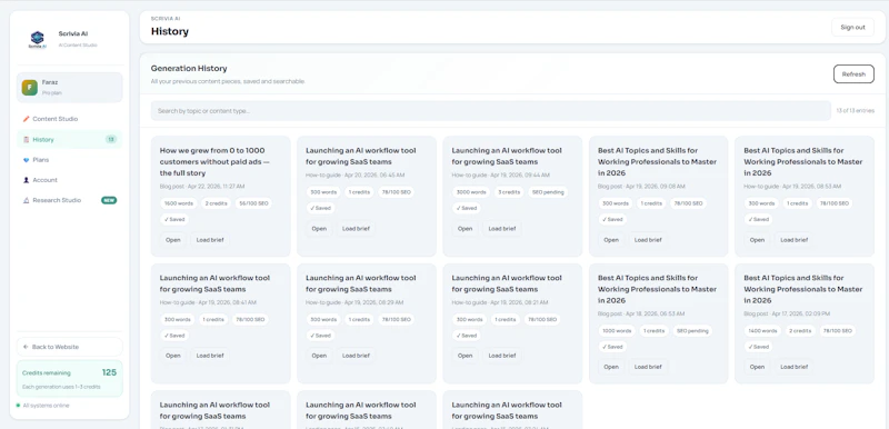 Scrivia AI screenshot 8