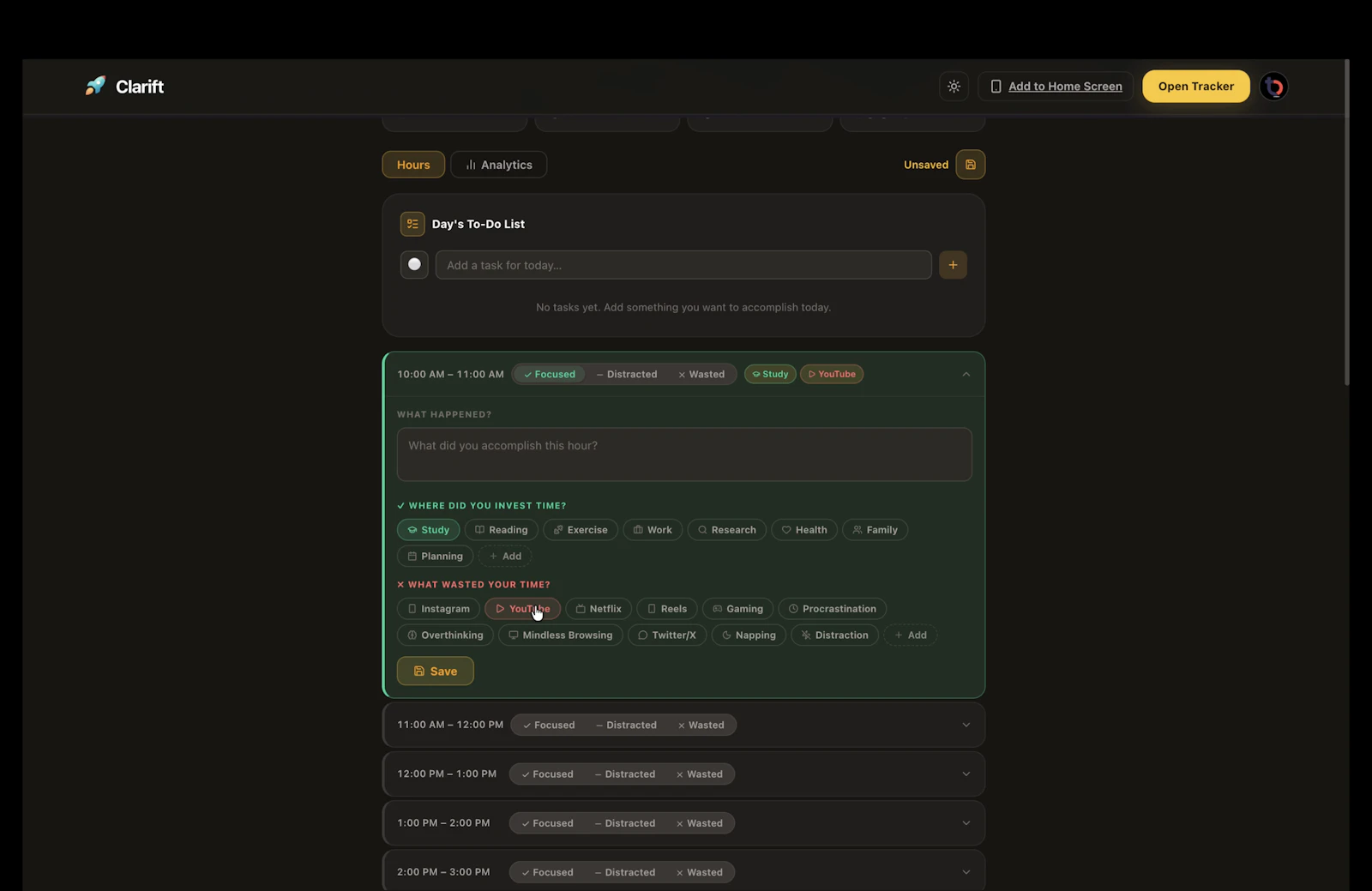 Clarift screenshot 5