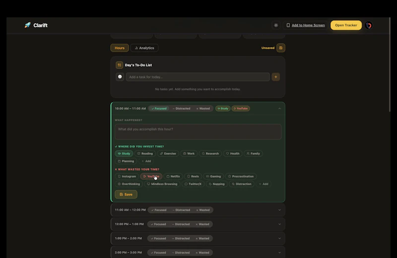 Clarift screenshot 5