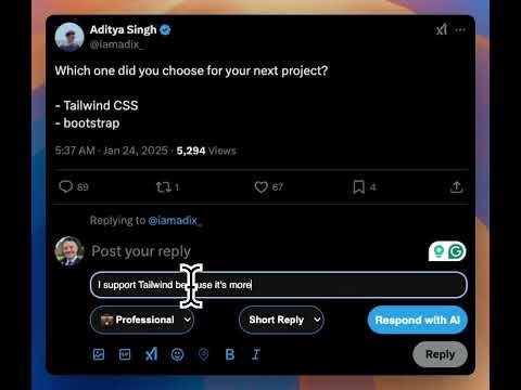 Respond with AI gallery image