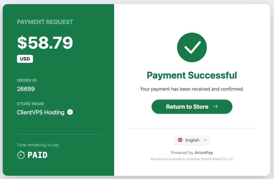 Arionpay Crypto Payment Gateway gallery image