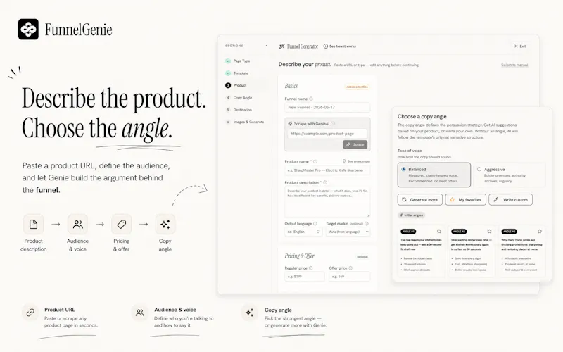 FunnelGenie - Ecom Funnels In Seconds screenshot 3