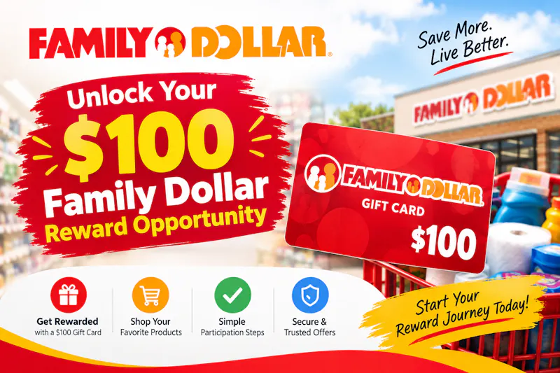 Rewards US - Family Dollar $100  screenshot 1