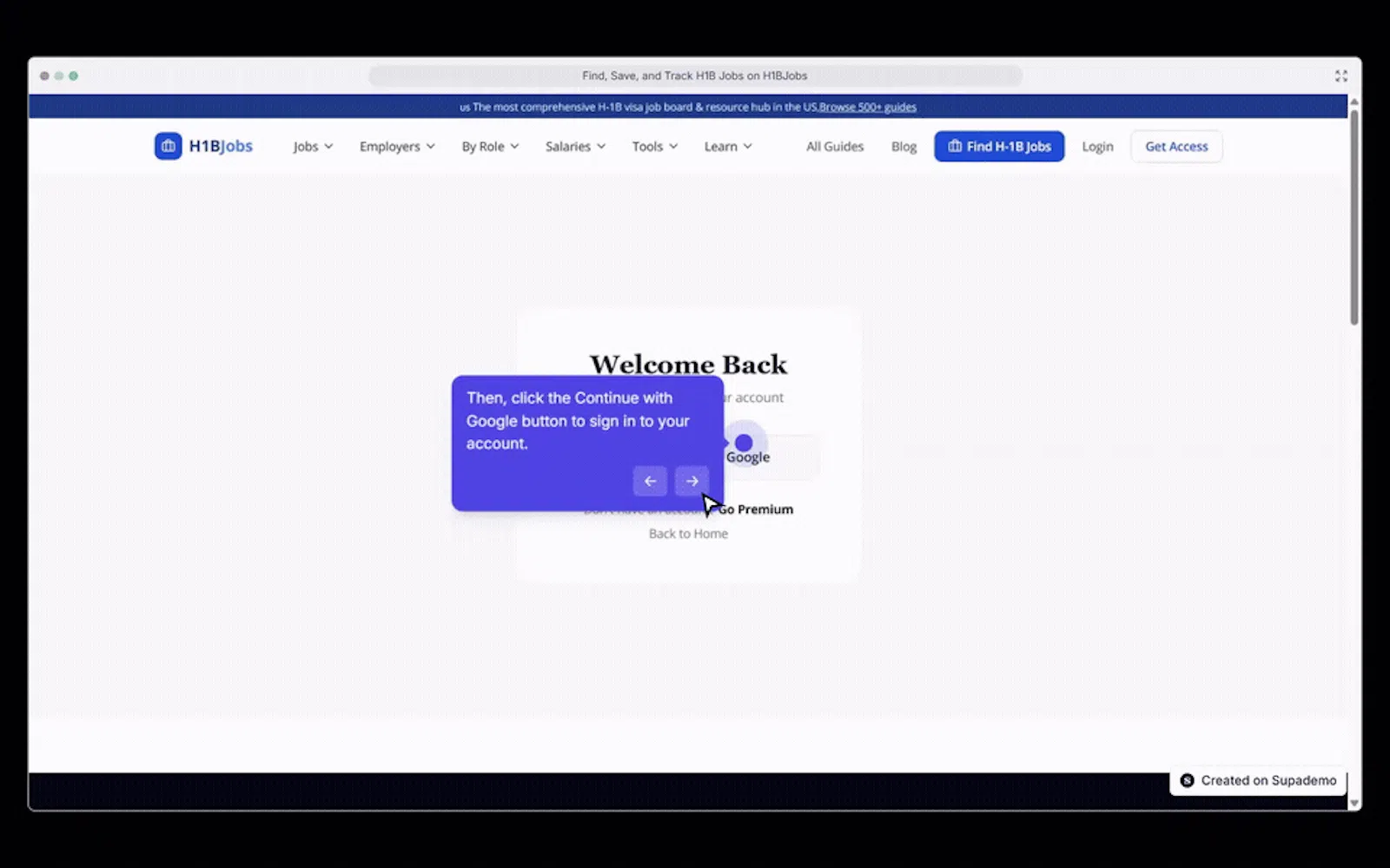 H1BVisaJobs.com V 2.0 screenshot 1