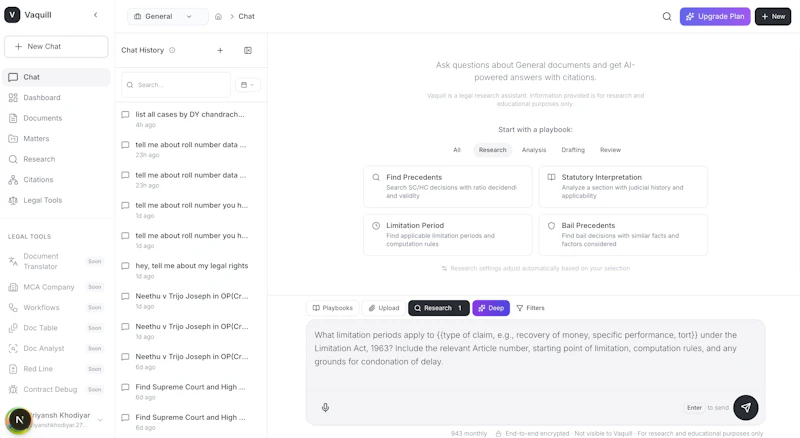 Vaquill AI - Legal Suit for law firms screenshot 6