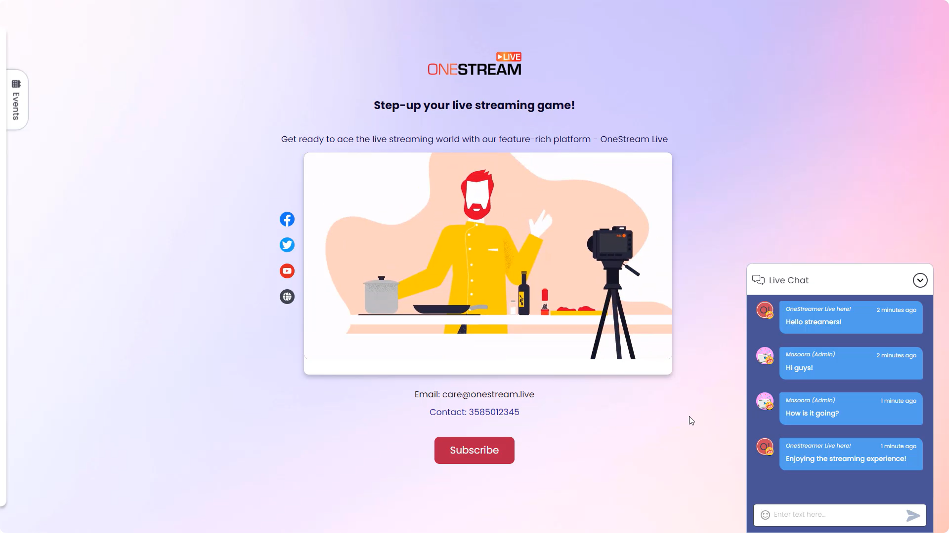OneStream Live media 6