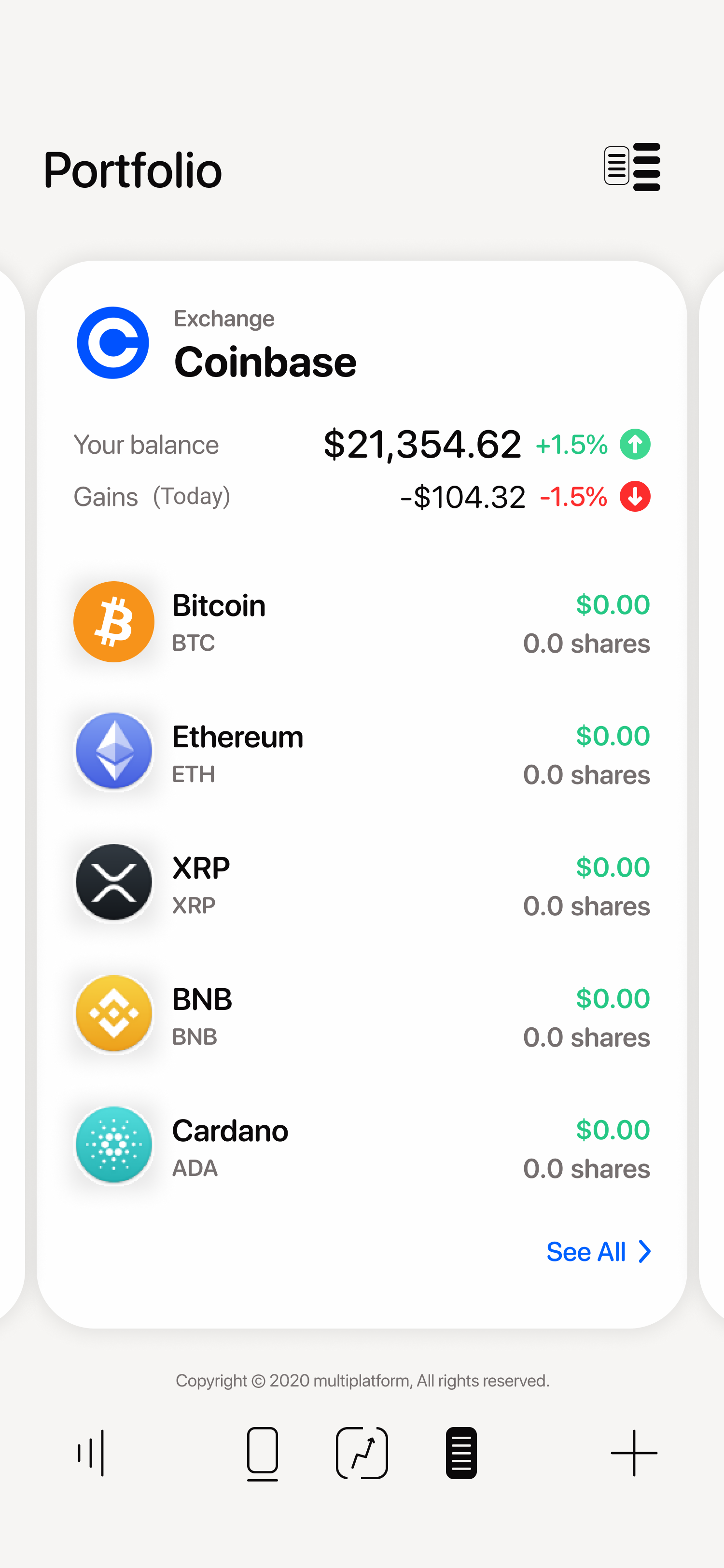 Atlas Investment Tracker gallery image