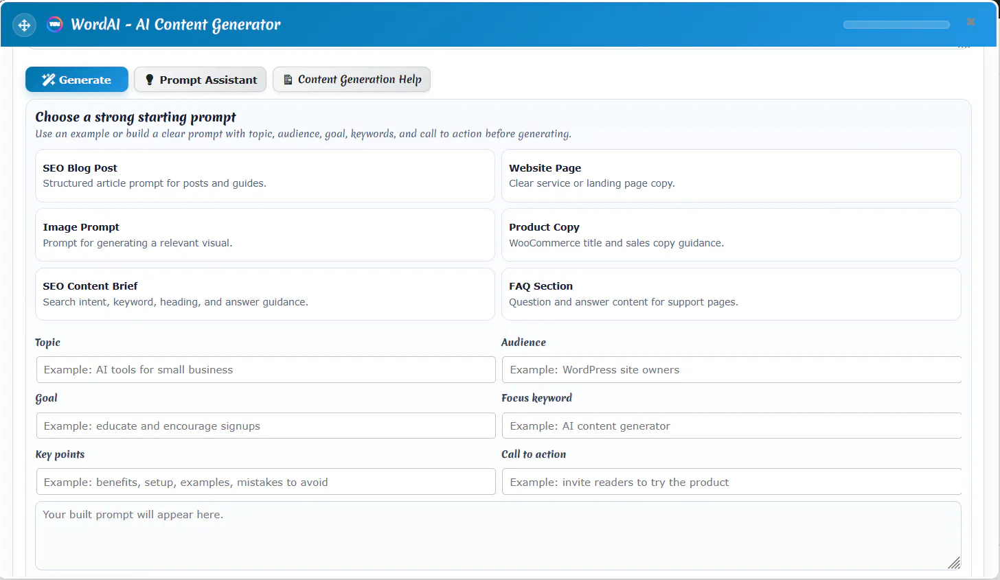 WordAI – AI Toolkit for WordPress gallery image