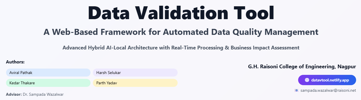 Data Validation Tool - Screenshot 3 showing product features and functionality
