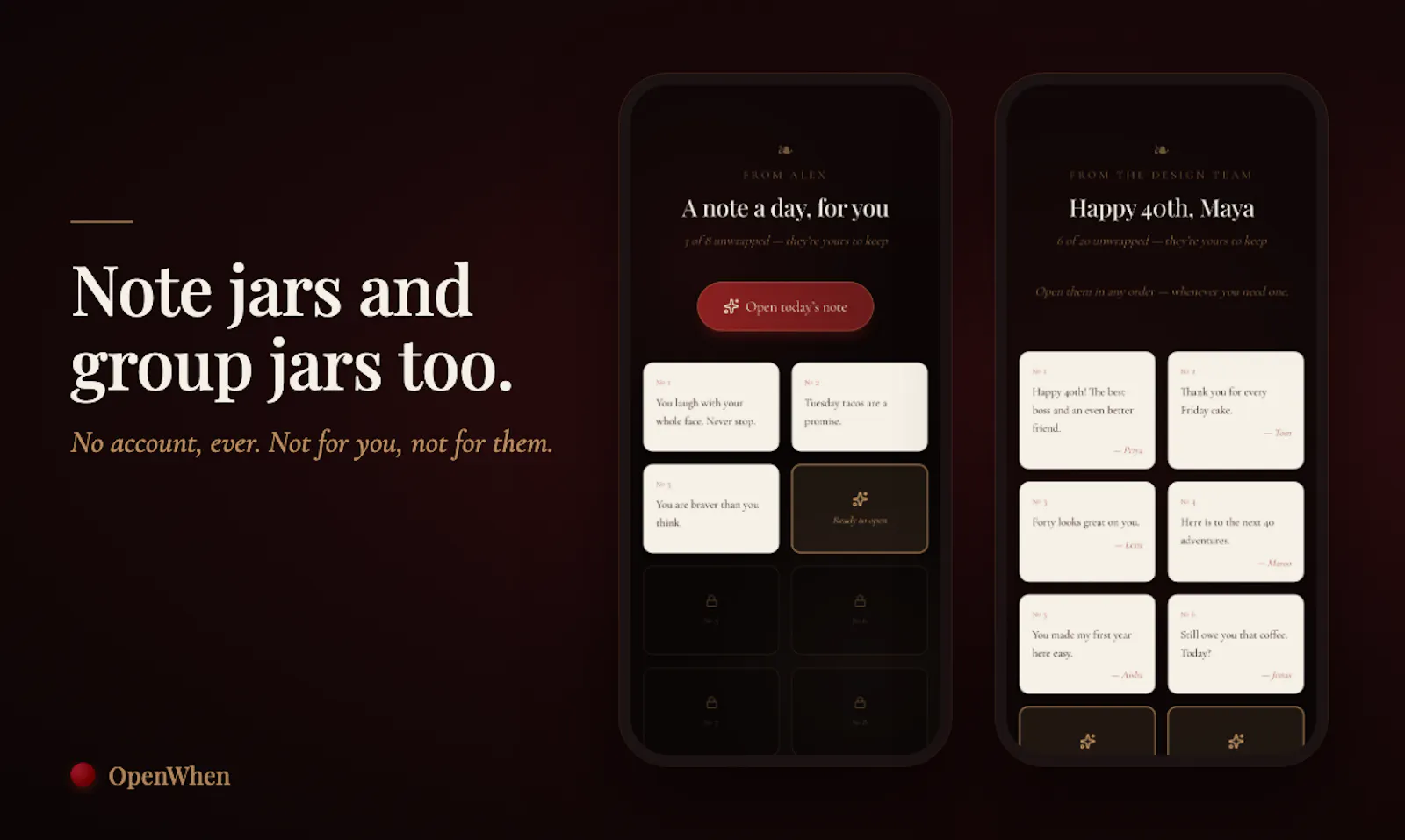 OpenWhen screenshot 6