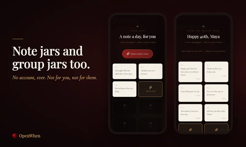 OpenWhen screenshot 6
