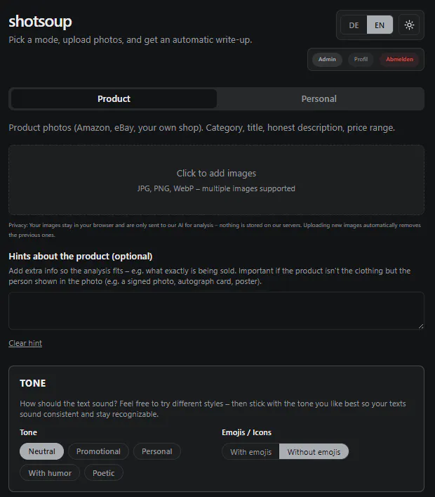 shotsoup gallery image