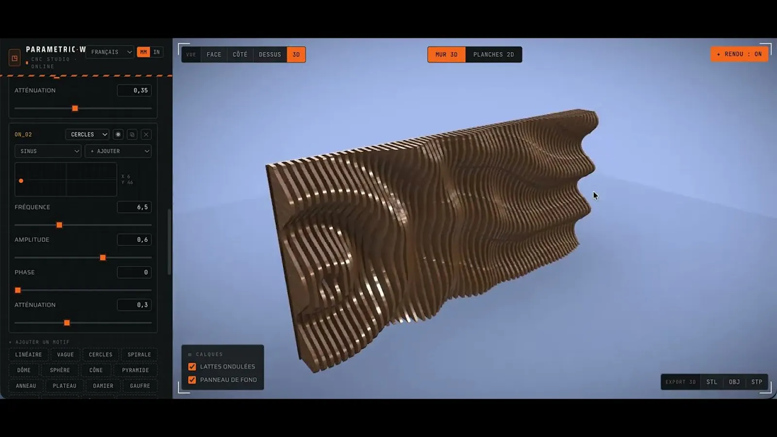 Parametric Wall Studio screenshot 1 (video preview)